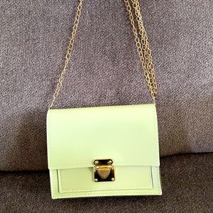 New eucalyptus green purse